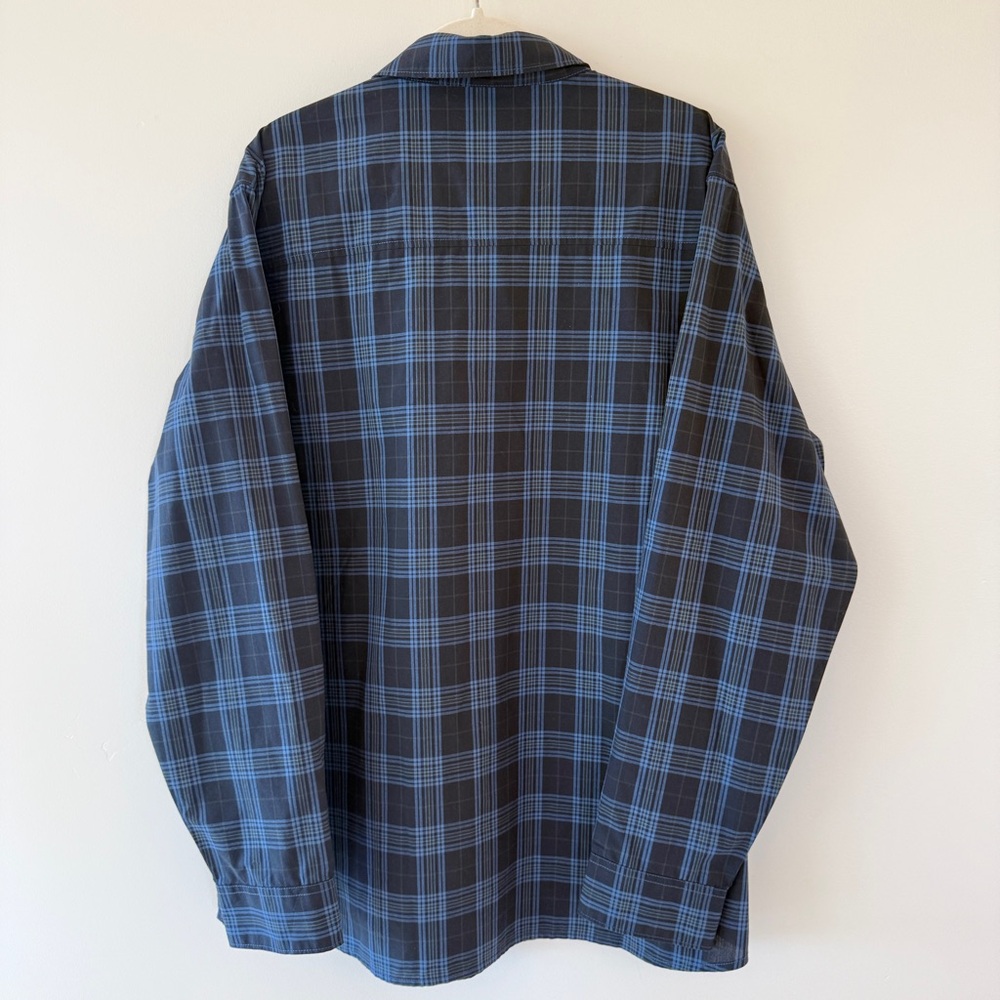 5.11 Tactical Men’s Igor Plaid Button-Down Shirt XL Blue Black Long Sleeve Snap - Picture 7 of 9